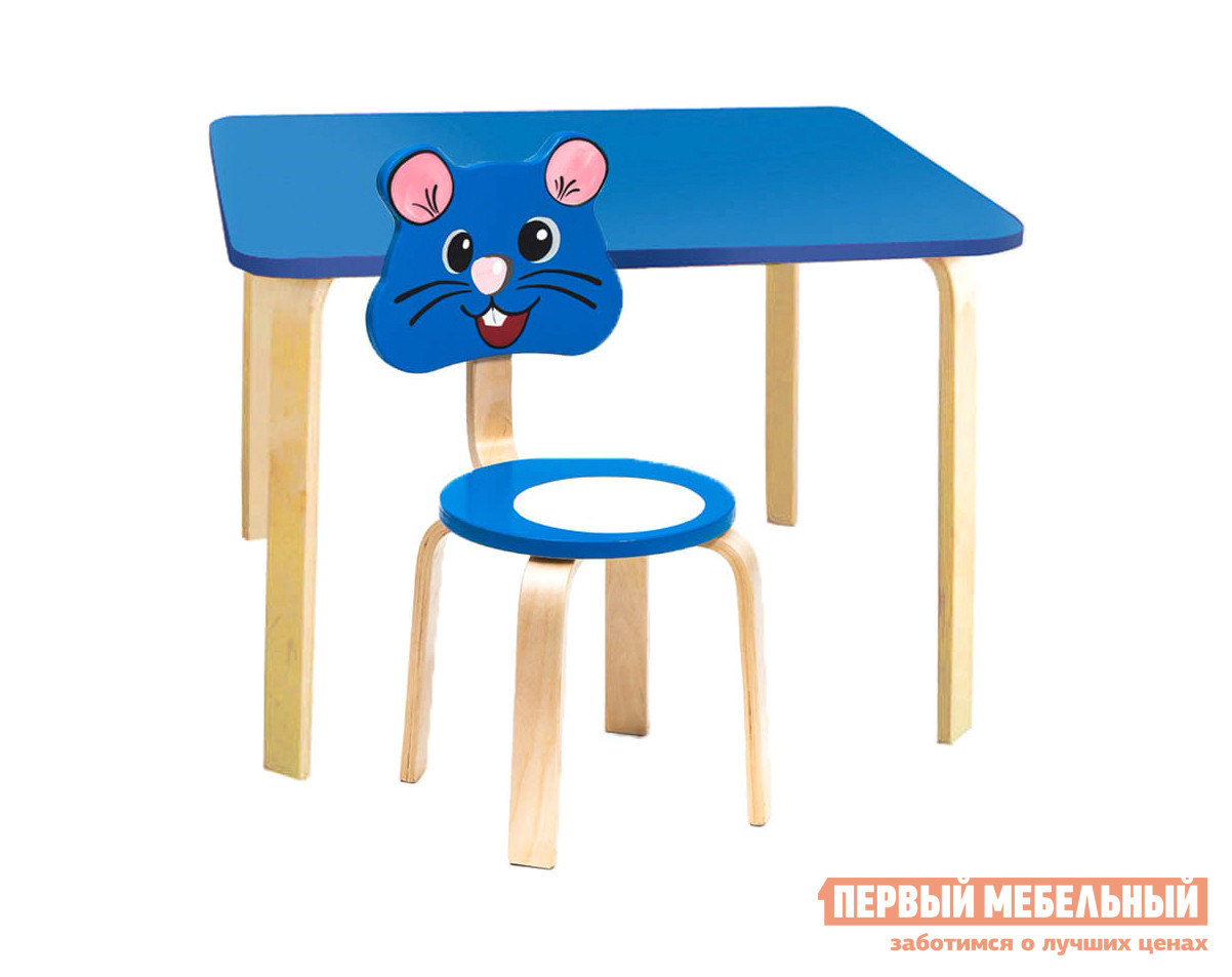 Столик и стульчик Партаторг Комплект детской мебели Мордочки