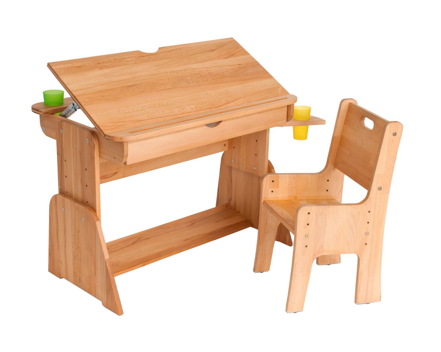 детский стол со стулом деревянный для малышей