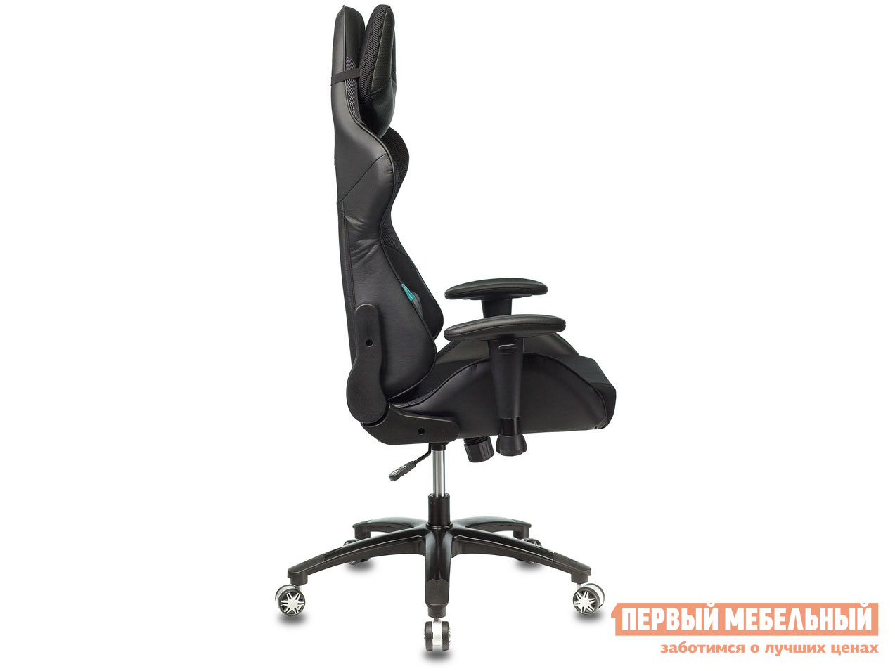 Игровое кресло  VIKING 4 AERO Черный, искусственная кожа/ткань от Первый Мебельный