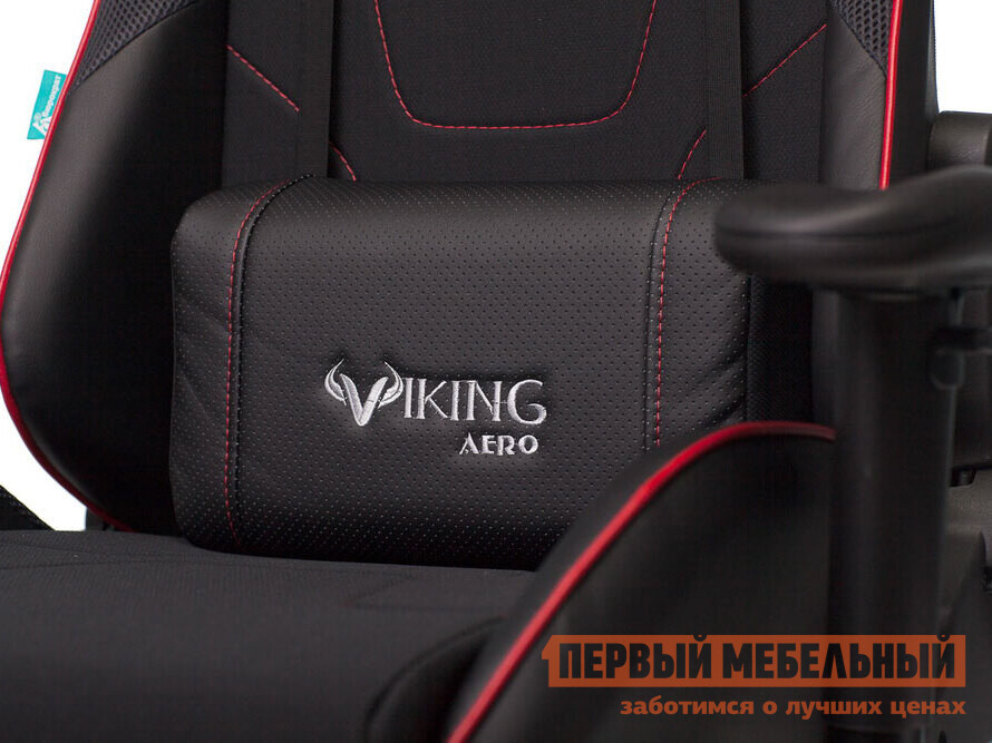 Игровое кресло  VIKING 4 AERO Белый / Синий / Красный / Черный, искусственная кожа/ткань от Первый Мебельный