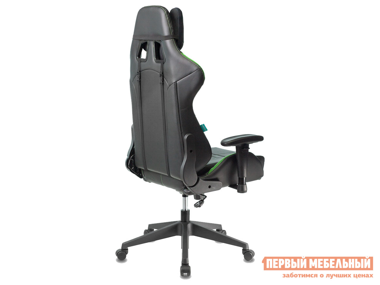 Игровое кресло  VIKING 5 AERO Зеленый / Черный иск. кожа от Первый Мебельный
