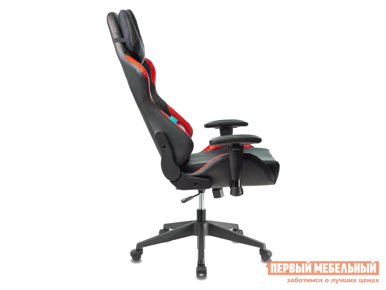 Игровое кресло  VIKING 5 AERO Красный / Черный иск. кожа от Первый Мебельный