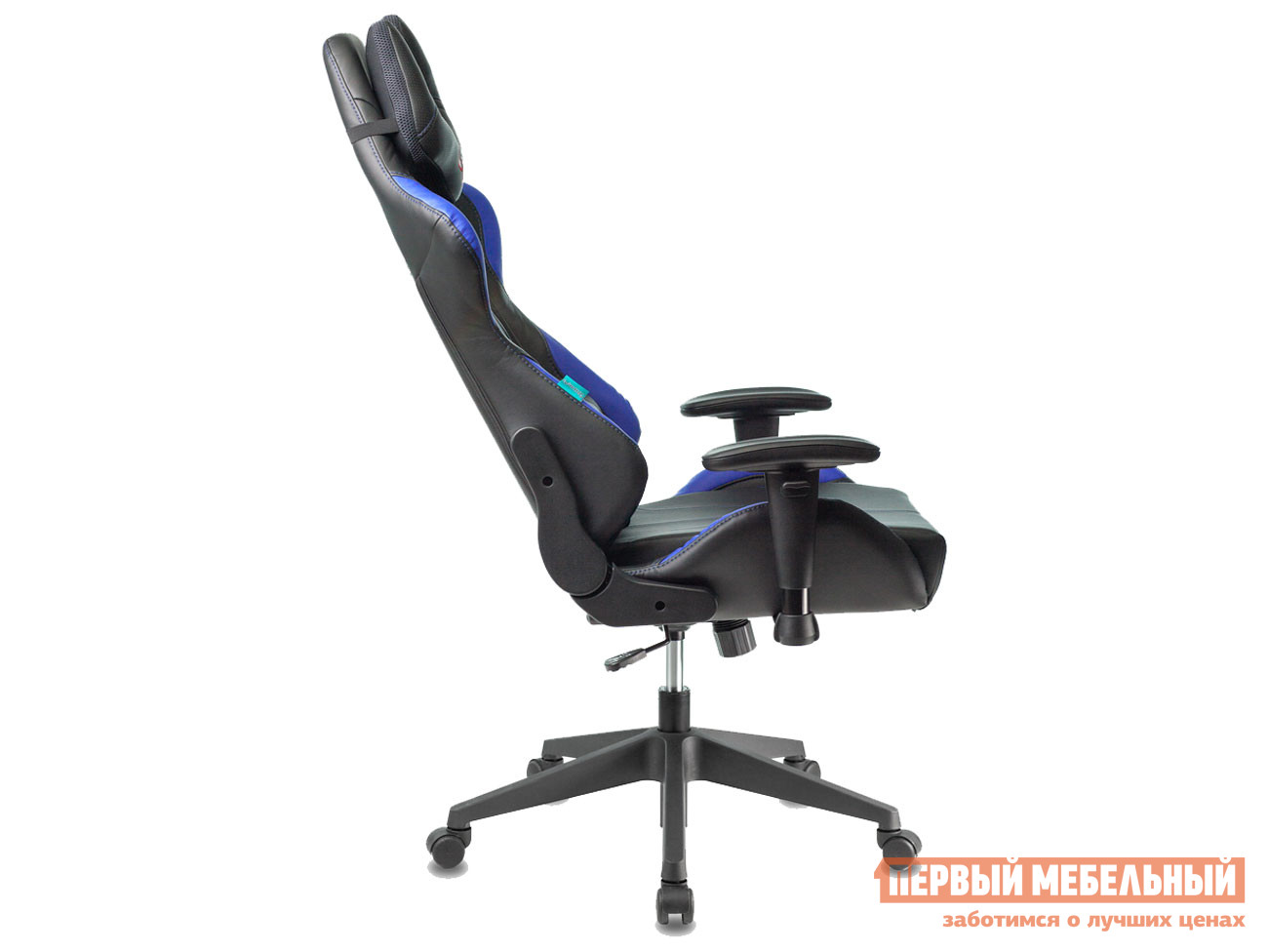 Игровое кресло  VIKING 5 AERO Синий / Черный иск. кожа от Первый Мебельный