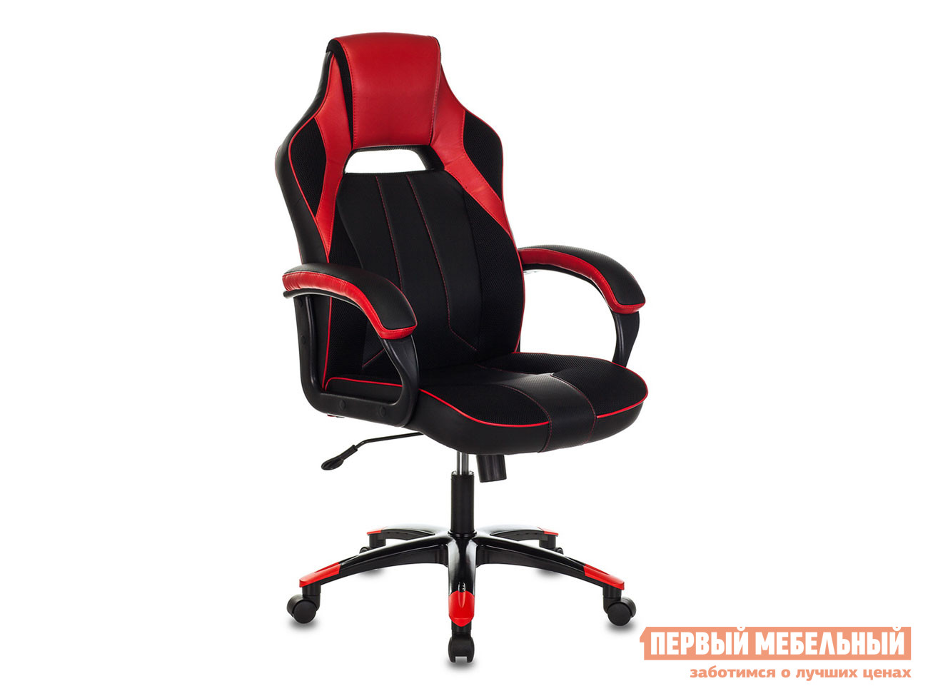 Игровое кресло  VIKING 2 AERO BL+RED черный / красный искусственная кожа от Первый Мебельный