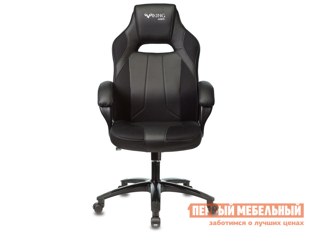 Игровое кресло  VIKING 2 AERO Black / иск. кожа черный от Первый Мебельный