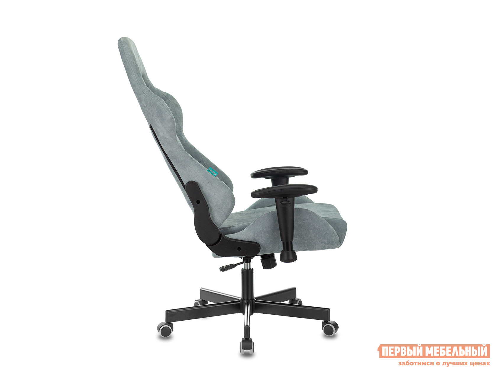 Игровое кресло  VIKING KNIGHT LT Серо-голубая ткань LT28 от Первый Мебельный