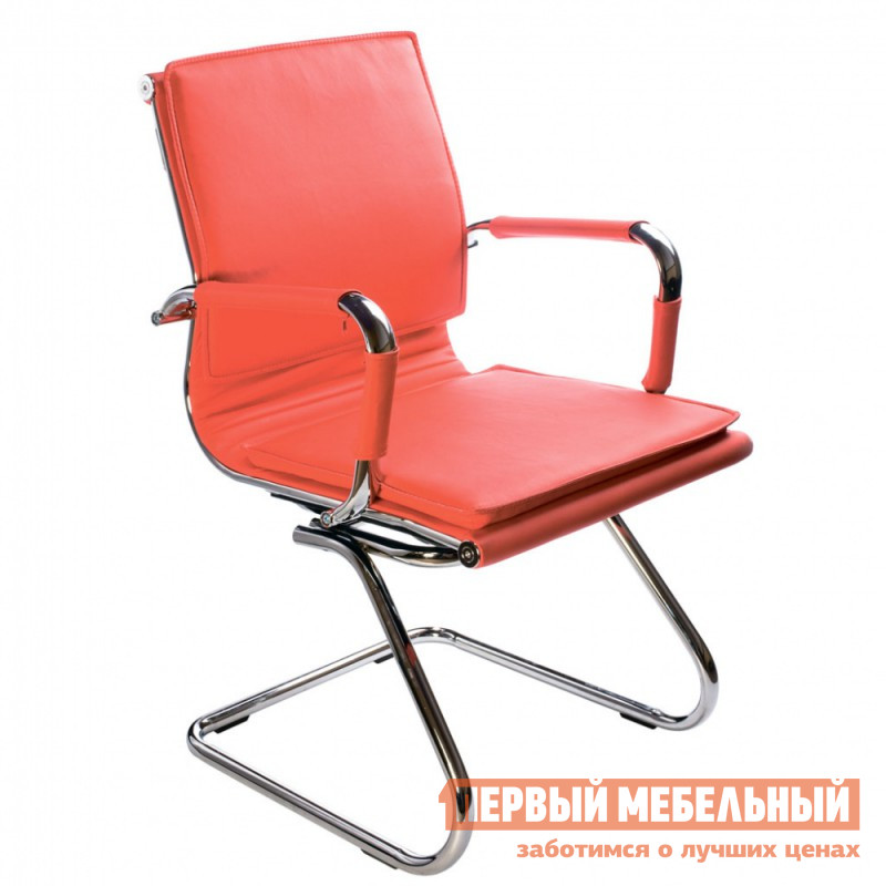 Офисный стул  CH-993-LOW-V Иск. кожа красная от Первый Мебельный