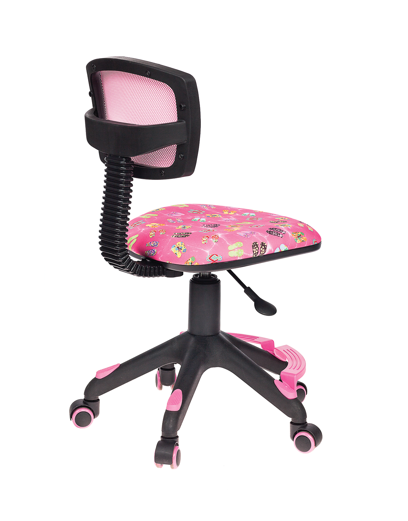 стул офисный детский с подставкой для ног