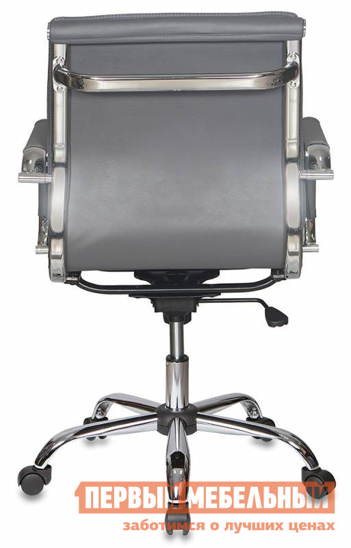Кресло руководителя  CH-993-Low Иск. кожа серая от Первый Мебельный