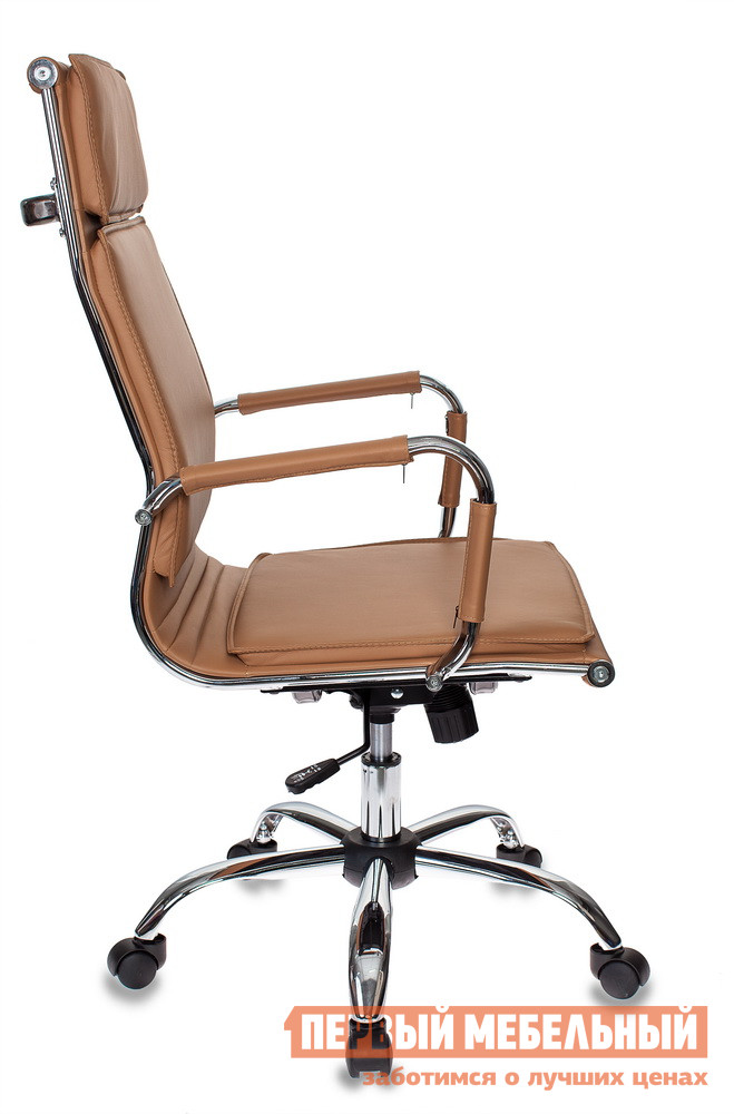 Кресло руководителя  CH-993/M01 Иск. кожа светло-коричневая от Первый Мебельный