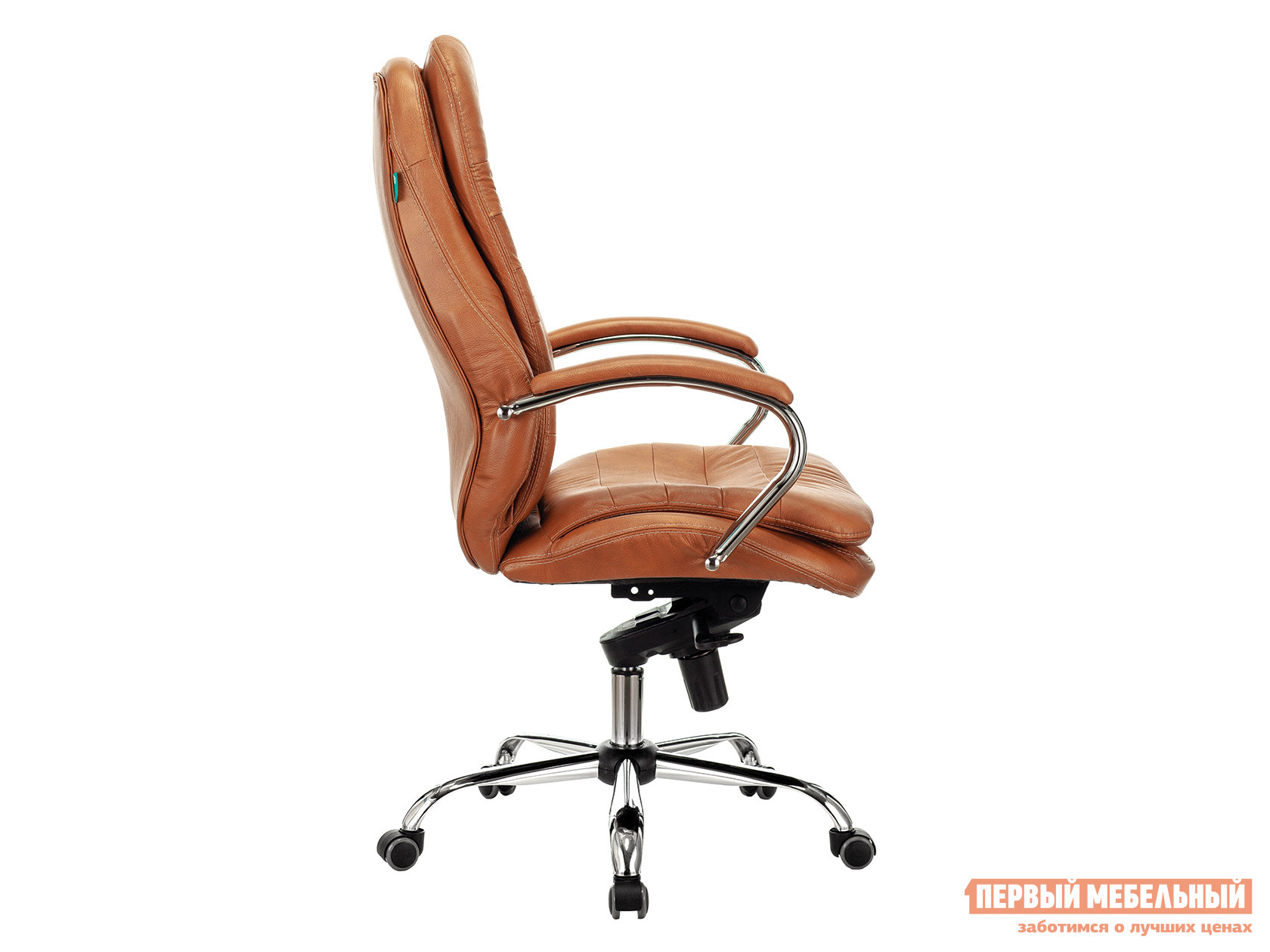 Кресло руководителя  T-9950 Светло-коричневый, кожа от Первый Мебельный