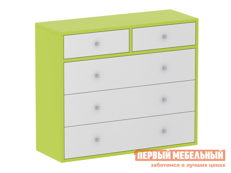 Детский комод ОГОГО Обстановочка! Пиноккио П-А Лайм