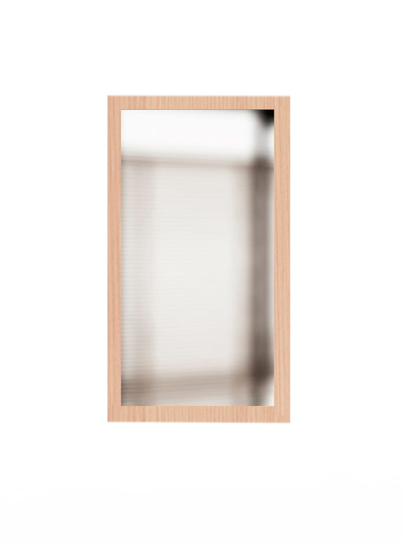 

Настенное зеркало ПЗ-3 Беленый дуб, Светлое дерево, ПЗ-3 Беленый дуб
