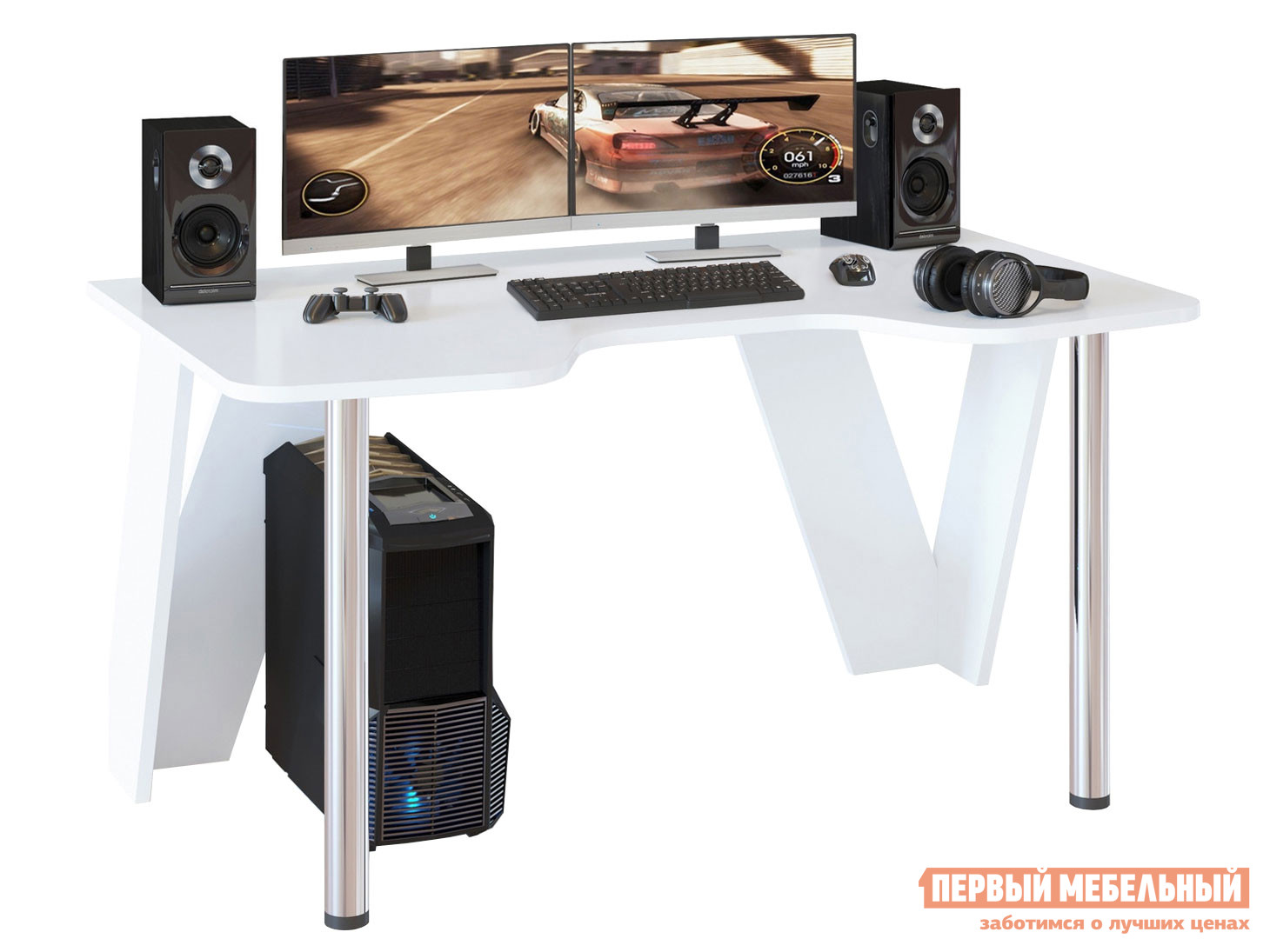 

Компьютерный стол КСТ-116 Белый, КСТ-116 Белый