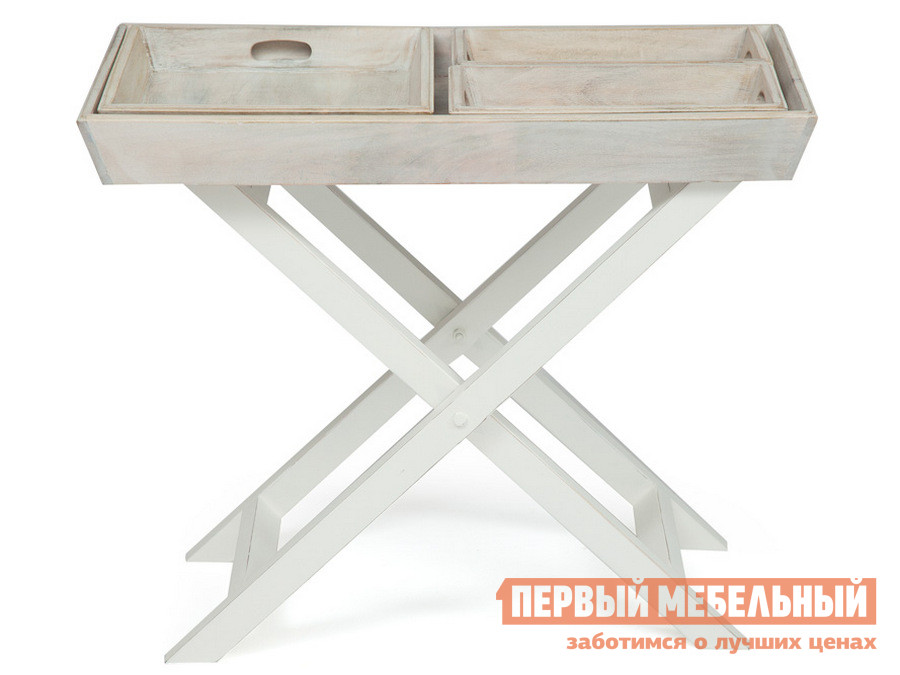 

Сервировочный столик Столик Secret De Maison RIVIERA (mod.2351) Antique White / White Wash, Белый, Столик Secret De Maison RIVIERA (mod.2351) Antique White / White Wash