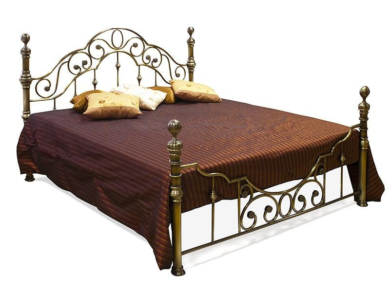 Двуспальная кровать  Victoria + основание Античная медь, Спальное место 1600 X 2000 мм