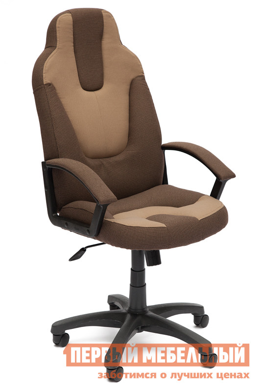 Фото Компьютерное кресло Tetchair NEO (3) Ткань коричневая/бежевая, 26/13. Купить с доставкой