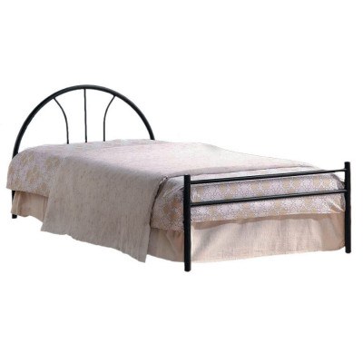 Односпальная кровать  АТ-233 Черный металл