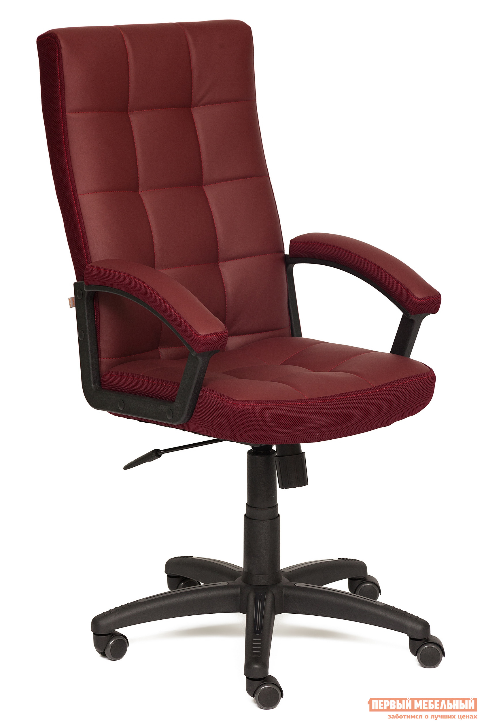 Офисное кресло  Trendy New Кож/зам/ткань, бордо / бордо, 36-7/13 Tetchair 81280