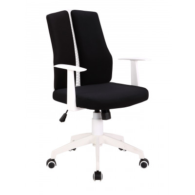 Офисное кресло  Lite белый Ткань черная, 54