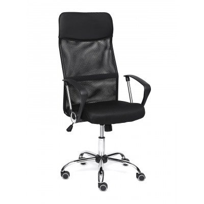 Офисное кресло  Кресло PRACTIC Кож / зам / ткань, черный