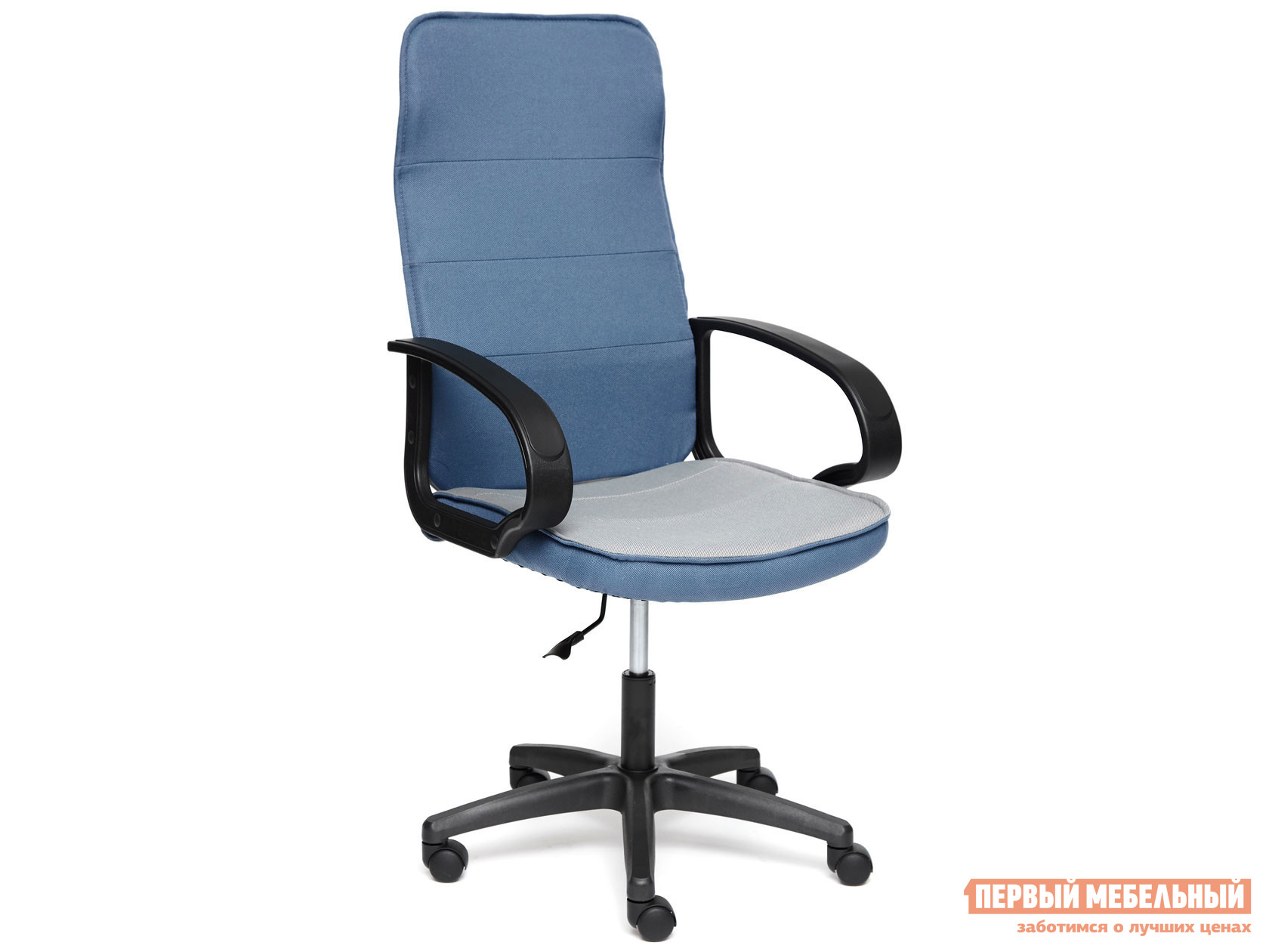 Офисное кресло  WOKER Серый С27 / Синий С24 от Первый Мебельный