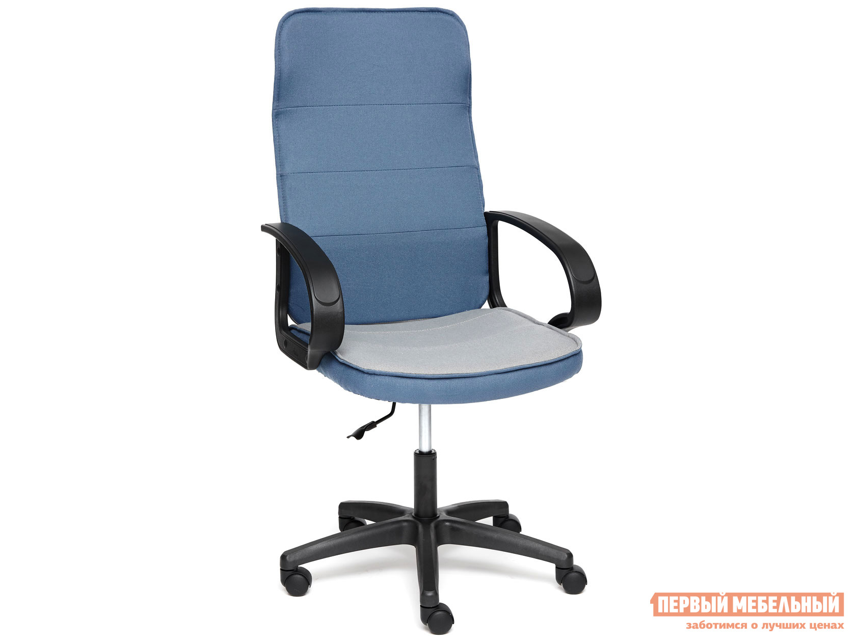 Офисное кресло  WOKER Серый С27 / Синий С24 от Первый Мебельный