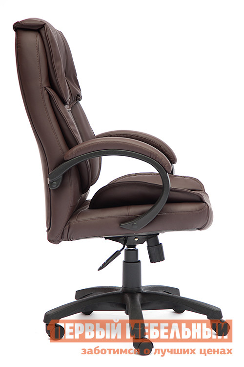 Кресло руководителя  OREON Коричневый с перфорацией, иск.кожа от Первый Мебельный