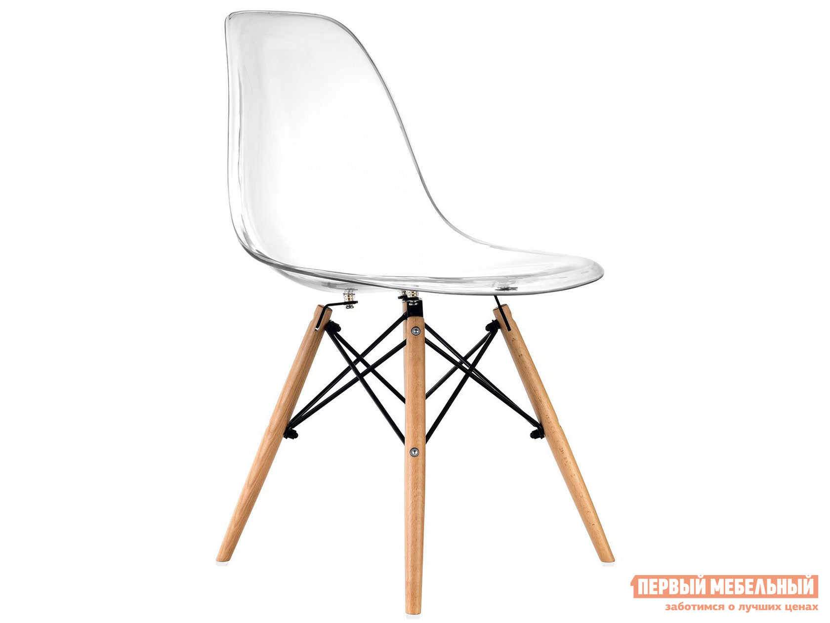 

Стул Eames Wood CC Прозрачный, Белый, Eames Wood CC Прозрачный