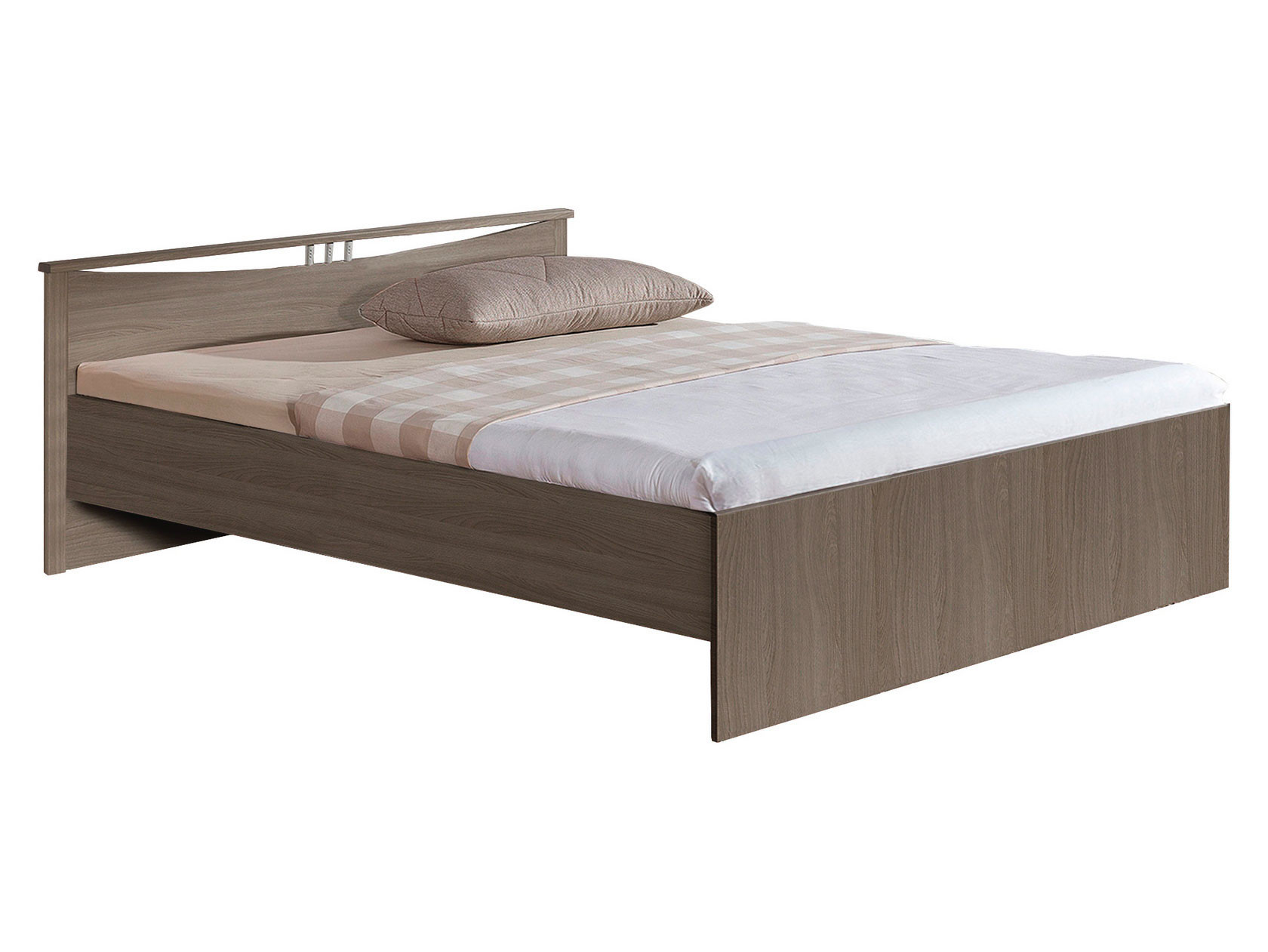 Двуспальная кровать  Мелисса Шимо темный, 160х200 см