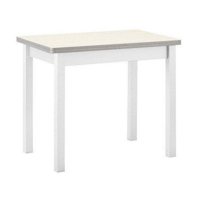 Кухонный стол   Стол обеденный раскладной прямая ножка Авола / Белый