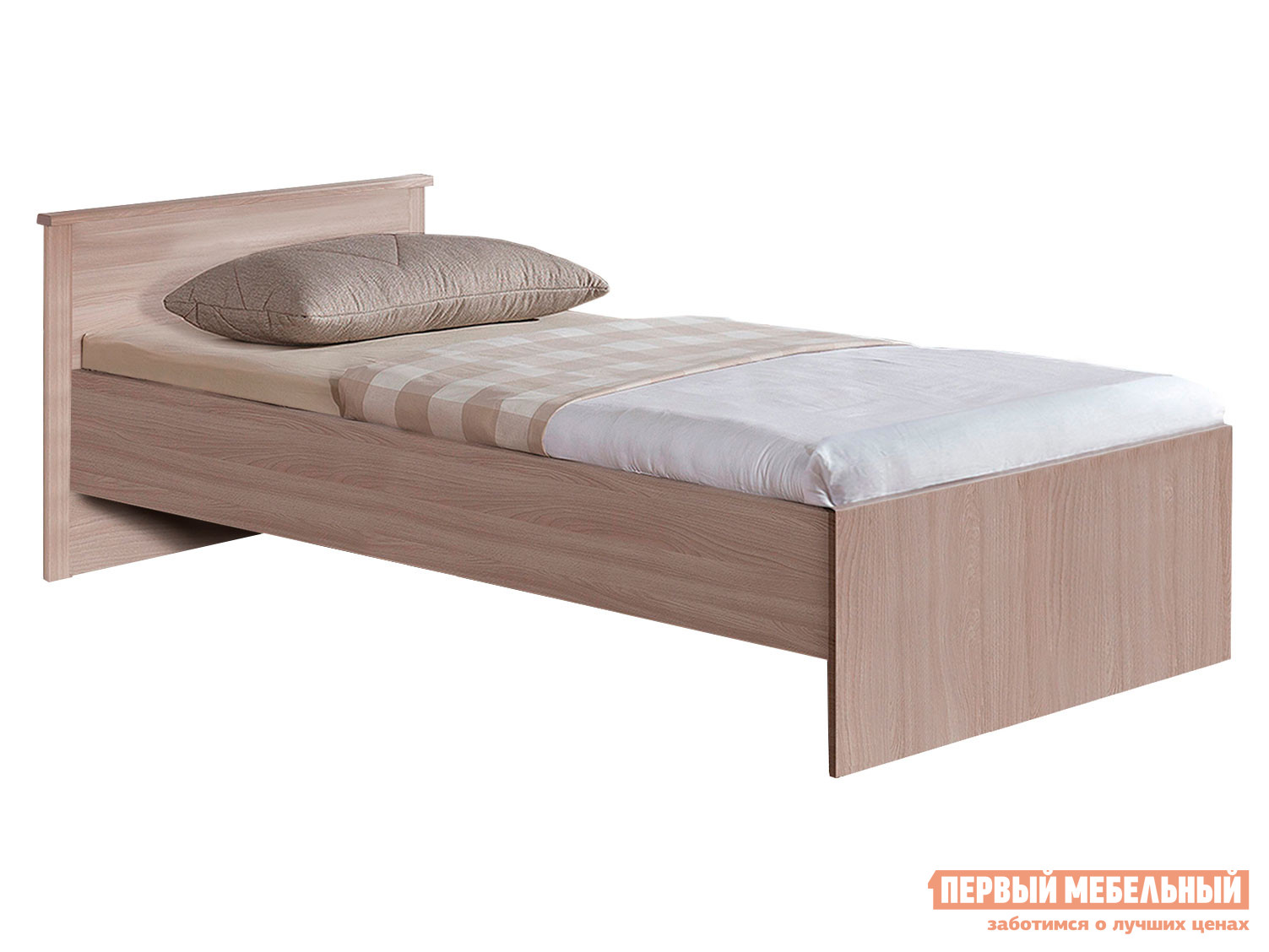 Односпальная кровать  Мелисса Шимо светлый, 80х200 см