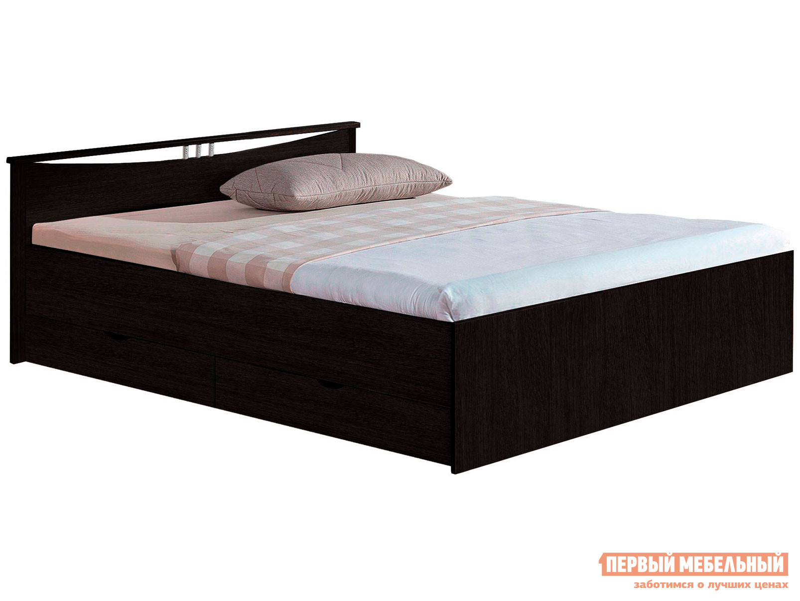 Односпальная кровать  Мелисса Венге, 90х200 см