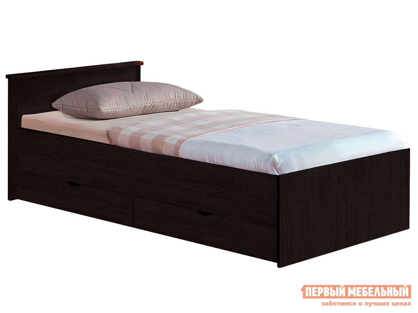 Односпальная кровать  Мелисса Венге, 800 Х 2000 мм