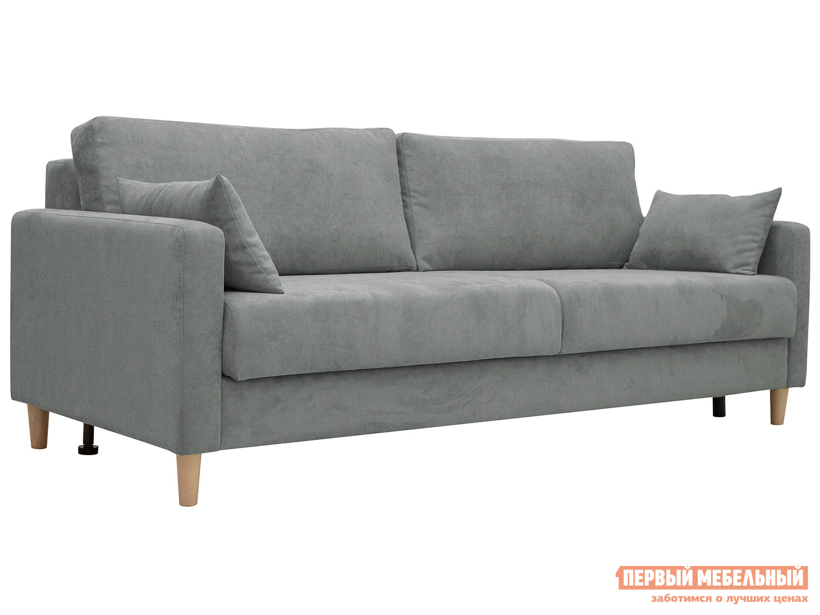 Прямой диван  Дилан Серый, шенилл