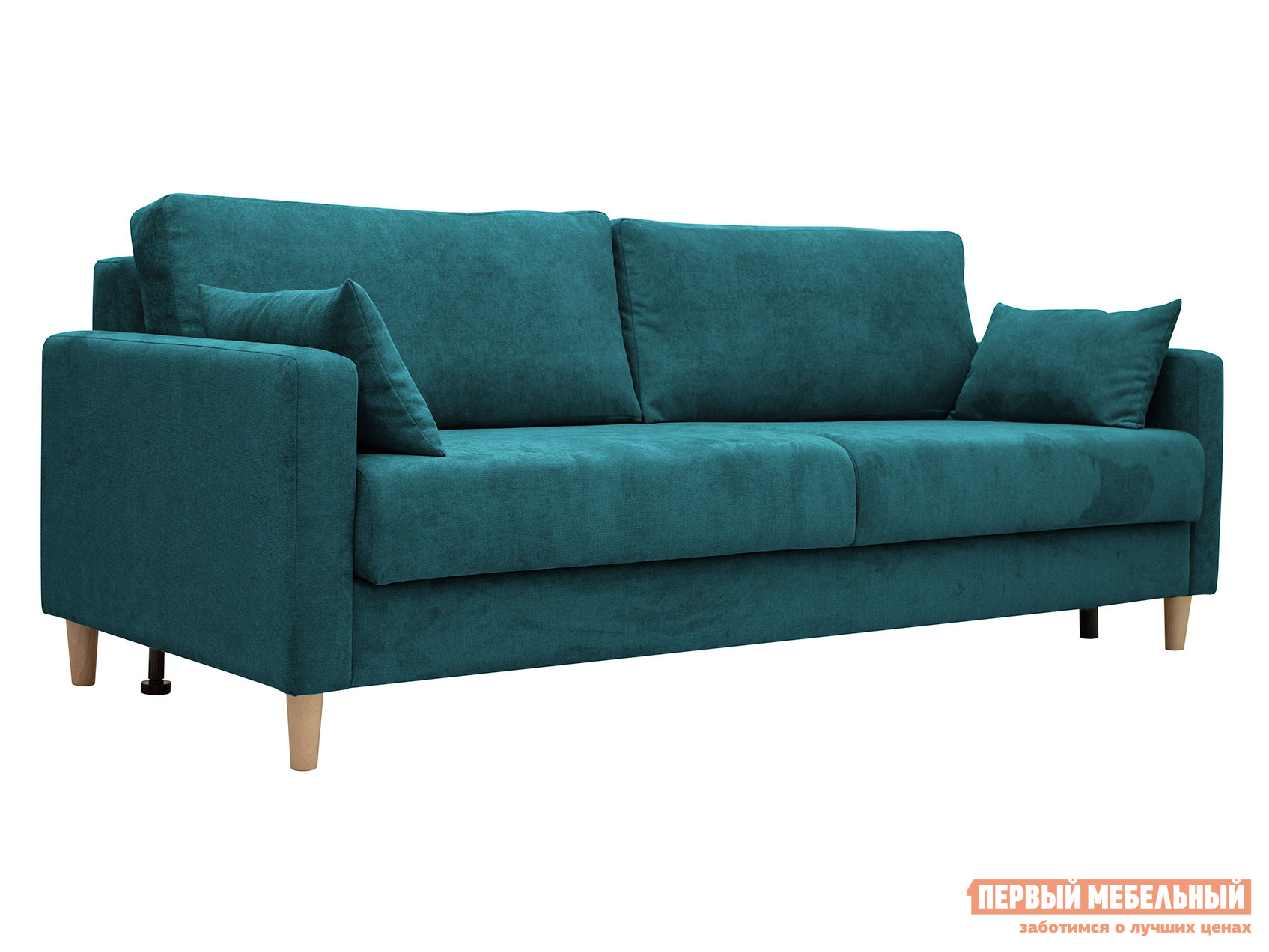 Прямой диван  Дилан Бирюзовый, шенилл