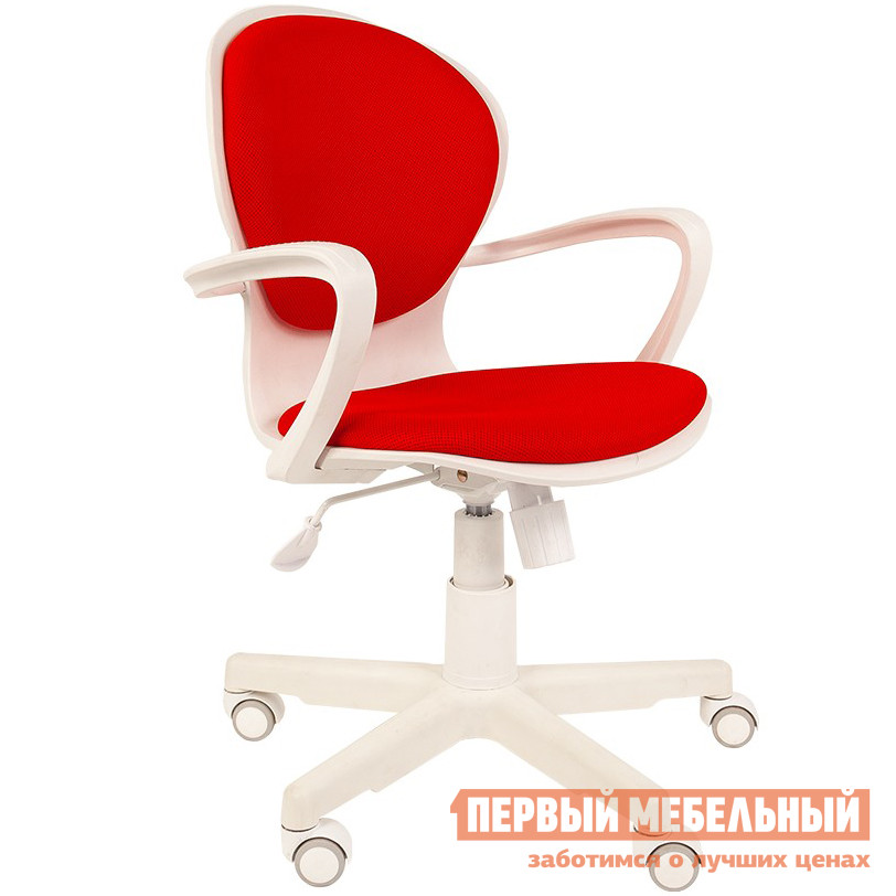 Офисное кресло РК 14 белый пластик Красный TW