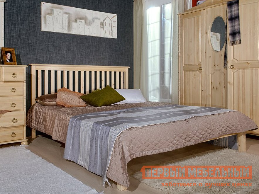 Деревянная двуспальная кровать Timberica Рина (R1)