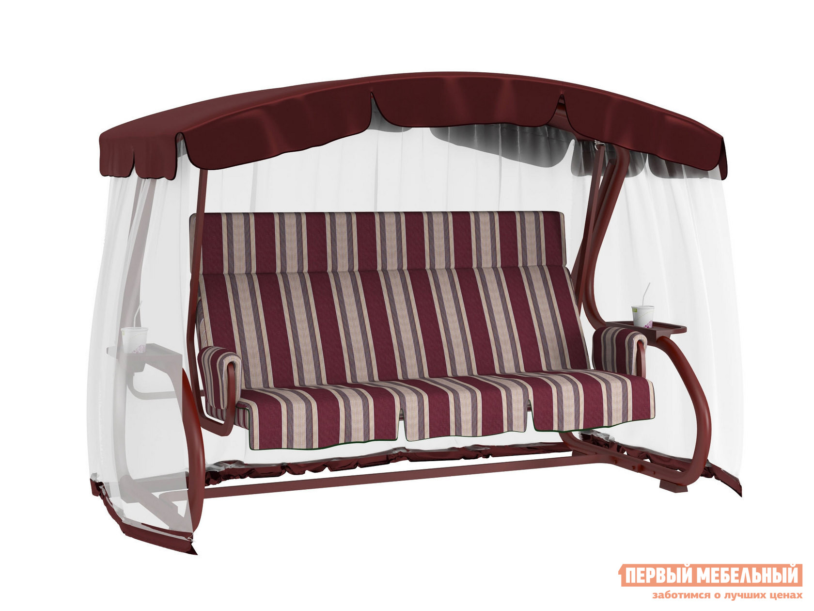 

Садовые качели Качели садовые "Ривьера" мод. 502 Бордо, Красный, Качели садовые "Ривьера" мод. 502 Бордо