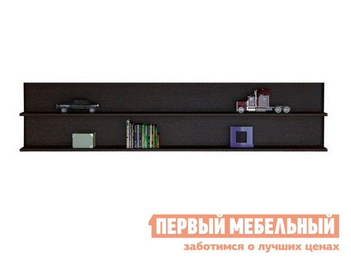

Настенная полка Навесная полка Венге, Навесная полка Венге